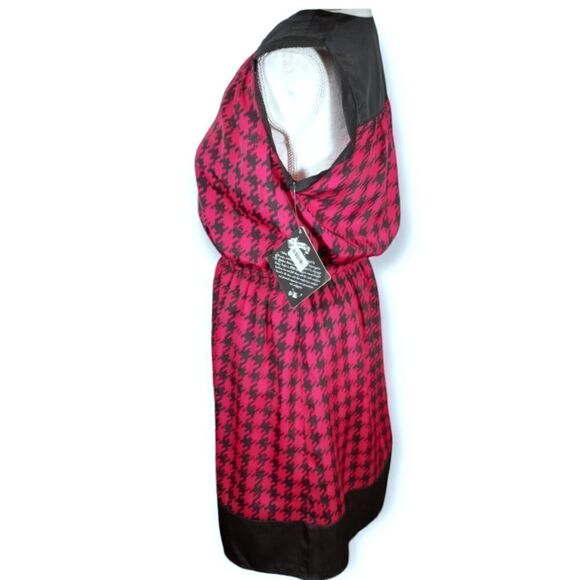 BEBOP RED & BLACK DRESS SZ.M NWT - Picture 4 of 7